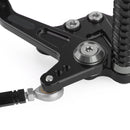 Fotstödssystem justerbar fotstödsdyna lämplig för Kawasaki Ninja 250/400 2018-2022 Generic