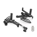 Fotstödssystem justerbar fotstödsdyna lämplig för Kawasaki Ninja 250/400 2018-2022 Generic