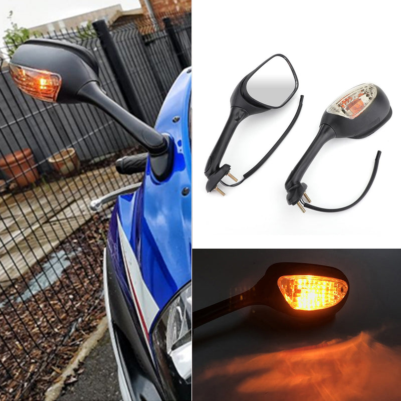 2002-2015 Suzuki GSXR600 GSX-R750 GSXR1000 Rückspiegel mit Blinker