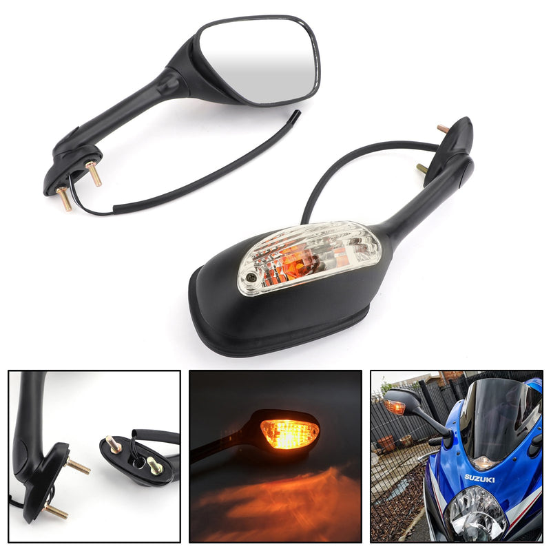 2002-2015 Suzuki GSXR600 GSX-R750 GSXR1000 Rückspiegel mit Blinker