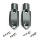 CNC -Aluminium 7/8 "22 mm vorderer Hauptklemmeklemme 10 -mm -Spiegelmontagadapter