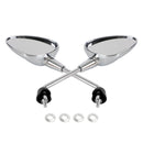 2014-2022 Vespa Sprint 50 125 150 Links & Rechts Rückspiegel Chrom CM262001 CM262002