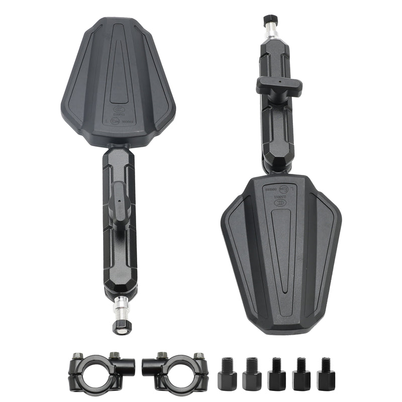 Langarmspiegel Enduro-Spiegel-Kit für Adventure-, Touring- und Dual-Sport-Bikes