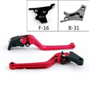 Alavanca de embreagem de freio ajustável longa para motocicleta para BMW G310R G310GS 2017-2018 BK genérico