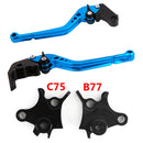 Alavanca de freio de embreagem de motocicleta longa adequada para BMW R1200GS Adventure (LC) 2014-2018 Genérico