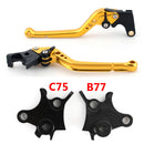 Alavanca de freio de embreagem de motocicleta longa adequada para BMW R1200GS Adventure (LC) 2014-2018 Genérico