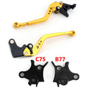 Alavanca de freio de embreagem de motocicleta longa adequada para BMW R1200GS Adventure (LC) 2014-2018 Genérico