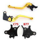 Alavanca de freio de embreagem de motocicleta longa adequada para BMW R1200GS Adventure (LC) 2014-2018 Genérico