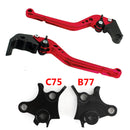 Alavanca de freio de embreagem de motocicleta longa adequada para BMW R1200GS Adventure (LC) 2014-2018 Genérico