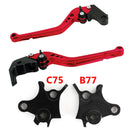 Alavanca de freio de embreagem de motocicleta longa adequada para BMW R1200GS Adventure (LC) 2014-2018 Genérico