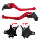 Alavanca de freio de embreagem de motocicleta longa adequada para BMW R1200GS Adventure (LC) 2014-2018 Genérico