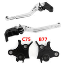 Alavanca de freio de embreagem de motocicleta longa adequada para BMW R1200GS Adventure (LC) 2014-2018 Genérico