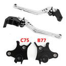 Alavanca de freio de embreagem de motocicleta longa adequada para BMW R1200GS Adventure (LC) 2014-2018 Genérico