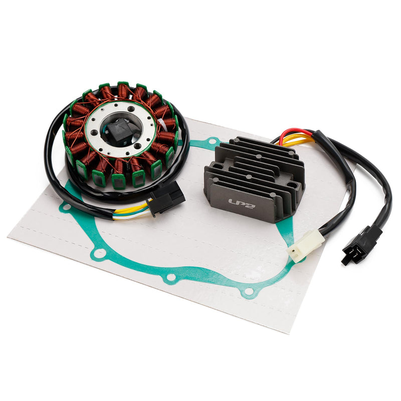 1999-2002 Suzuki SV650 SV650S Magneto Stator + 2-Stecker Spannungsgleichrichter + Dichtung Fedex Express