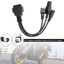 3-pinowe 4-pinowe złącze adaptera diagnostycznego OBD2 2w1 do motocykli Yamaha