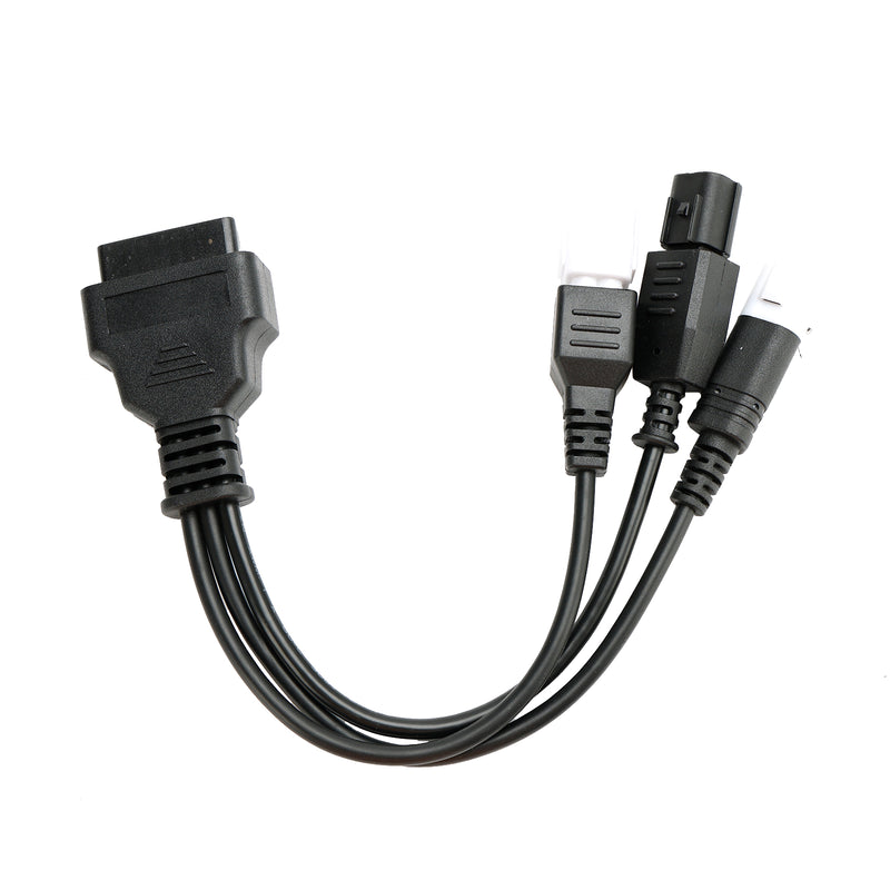 Conector adaptador de diagnóstico OBD2 2 en 1 de 3 pines y 4 pines para motocicletas Yamaha