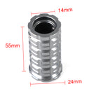 Extensão de pedal de freio de alumínio universal para a maioria das motocicletas cinza genérico