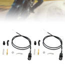 2x Sada pístu kabelu karburátoru pro Honda Rancher TRX350 FM TM TE 00-06