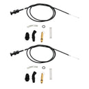 2x Sada pístu kabelu karburátoru pro Honda Rancher TRX350 FM TM TE 00-06