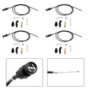 4x Sada pístu lanka karburátoru pro Honda Rancher TRX350 FM TM TE 00-06