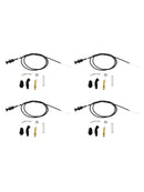 4x Sada pístu lanka karburátoru pro Honda Rancher TRX350 FM TM TE 00-06