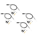 4x Sada pístu lanka karburátoru pro Honda Rancher TRX350 FM TM TE 00-06