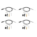 4x Sada pístu lanka karburátoru pro Honda Rancher TRX350 FM TM TE 00-06