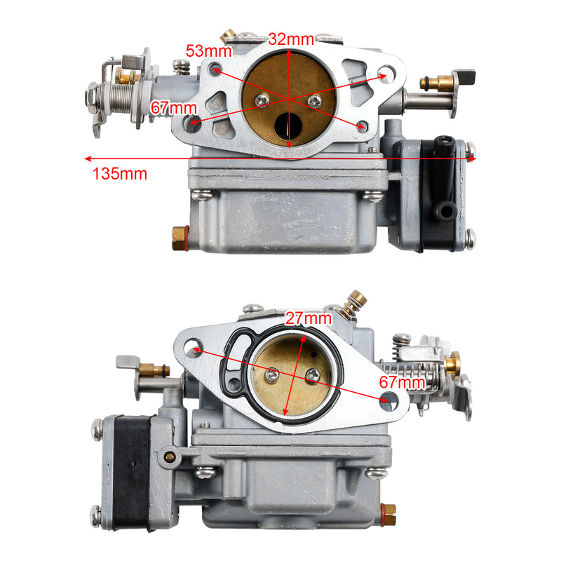 Förgasare till Tohatsu Nissan 9.9HP 15HP 18HP utombordsmotor 3G2-03100-2