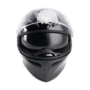 DOT Motorradhelm für Erwachsene, Street, Integralhelm, glänzend schwarz