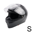 DOT Motorradhelm für Erwachsene, Street, Integralhelm, glänzend schwarz