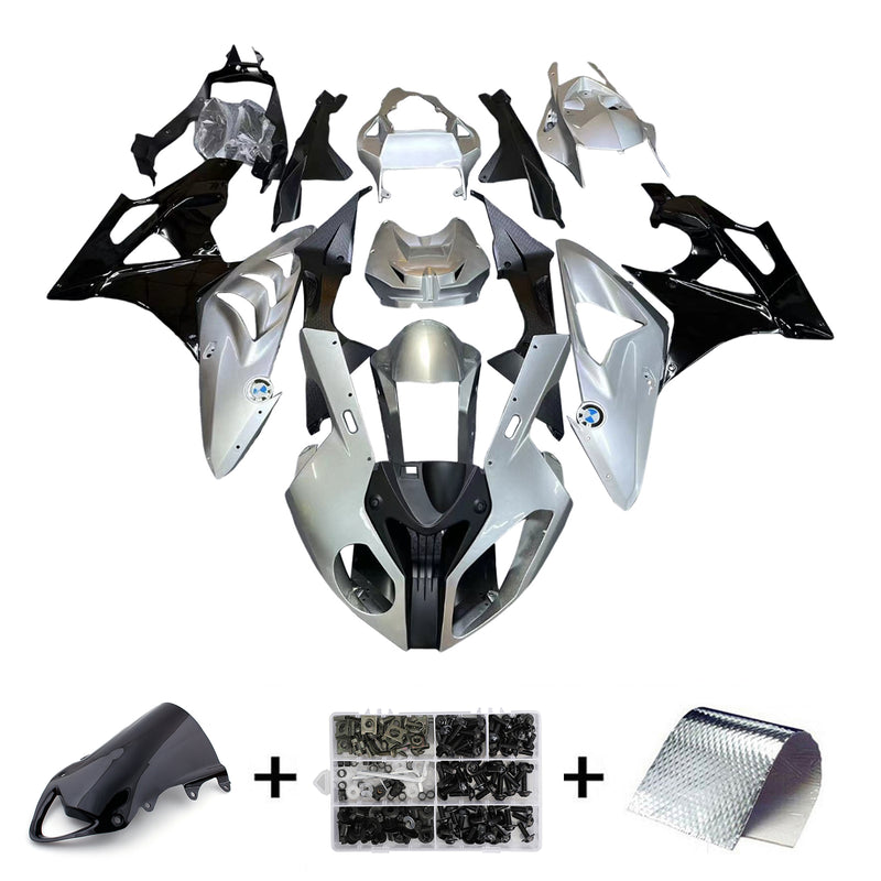 Fairings for 2009-2014 BMW S1000RR Mineral Sølv Metallic BMW Generic