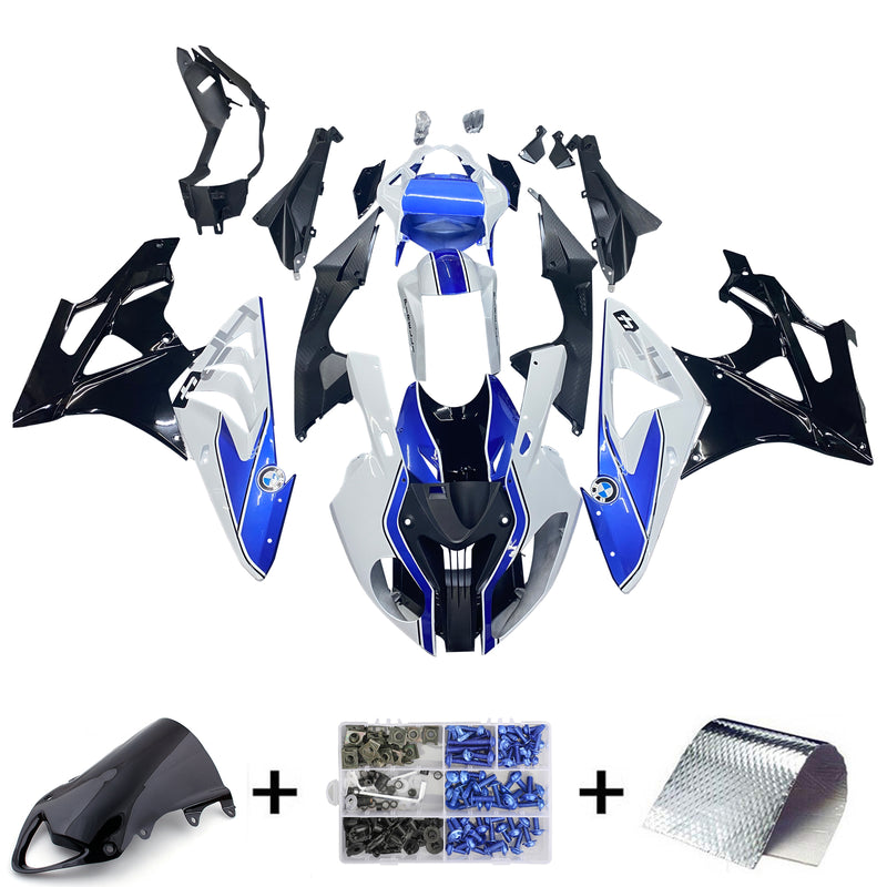 Kit carenado de inyección carrocería plástico ABS apto para BMW S1000RR 2009-2014 Genérico