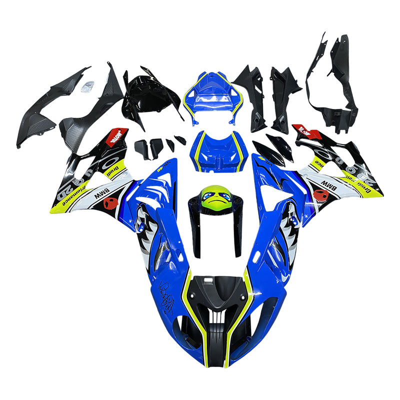 Amotopart BMW S1000RR 2009-2014 kåpesett, karosseri, plast, ABS