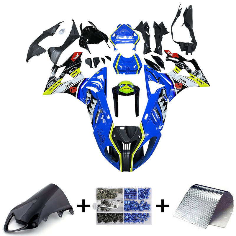 Amotopart BMW S1000RR 2009-2014 kåpesett, karosseri, plast, ABS