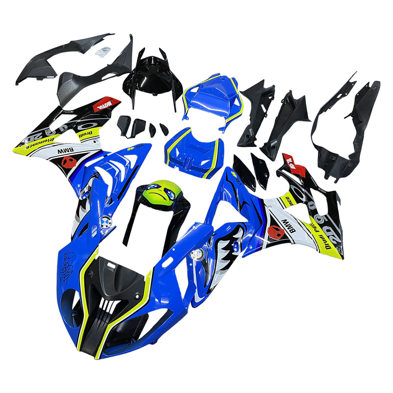 Amotopart BMW S1000RR 2009-2014 kåpesett, karosseri, plast, ABS