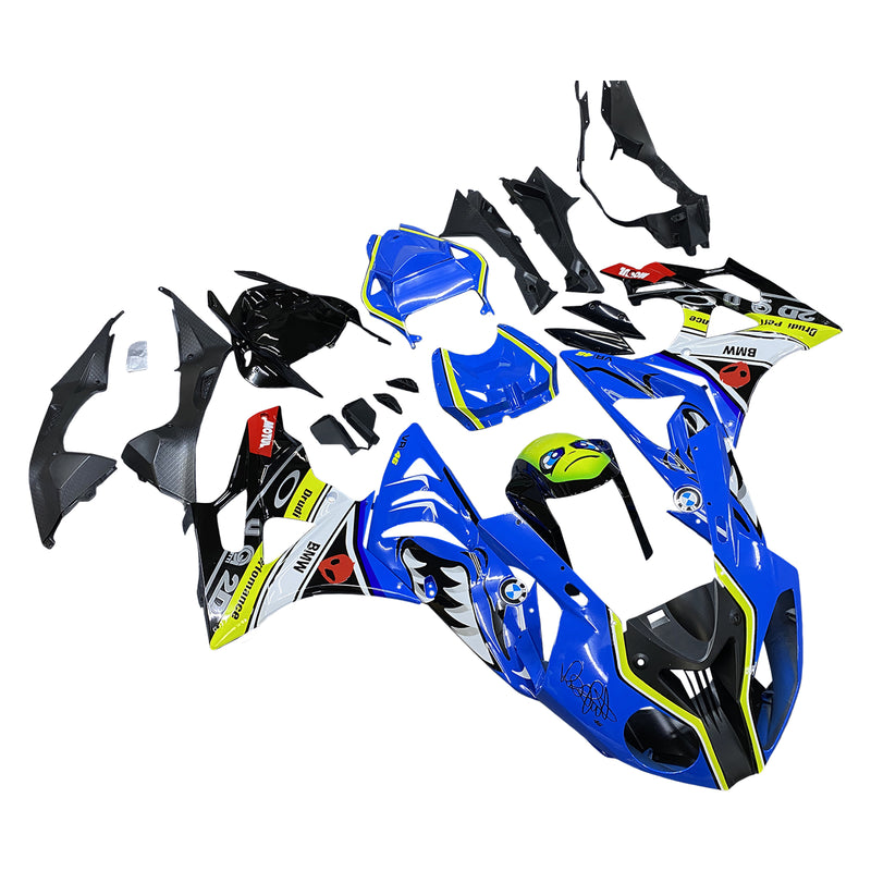 Amotopart BMW S1000RR 2009-2014 kåpesett, karosseri, plast, ABS