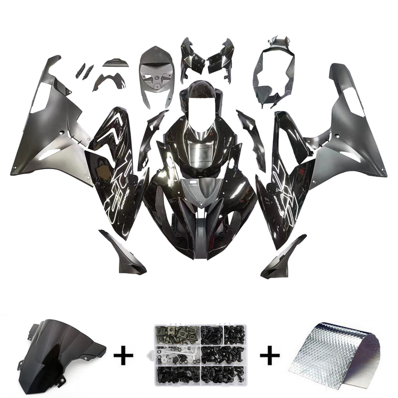 Kit de acabamento de injeção de plástico ABS adequado para BMW S1000RR 2015-2016 Genérico