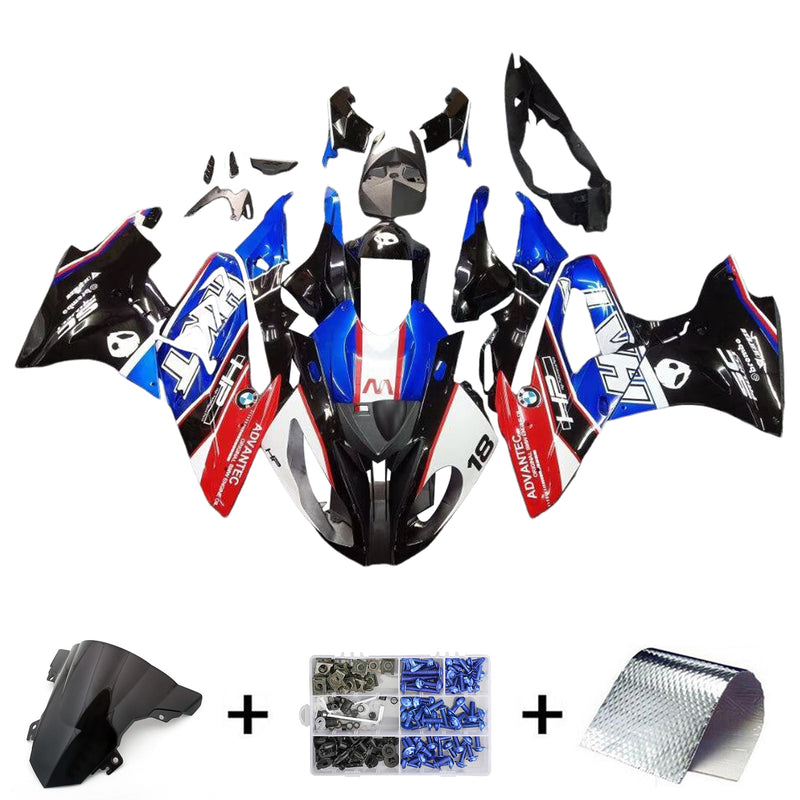 Amotopart BMW S1000RR 2015-2016 suojasarja Muovi ABS