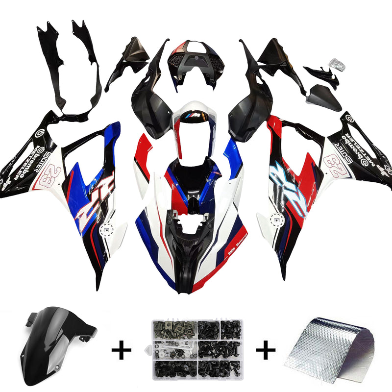 Amotopart BMW M1000RR S1000RR 2019-2022 Fairing Set Body Plast ABS