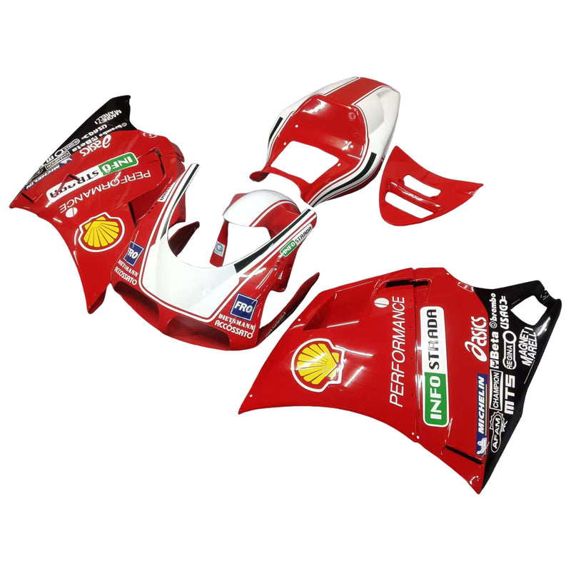 Conjunto de carenado cuerpo ABS adecuado para Ducati 996 748 1996-2002 Genérico