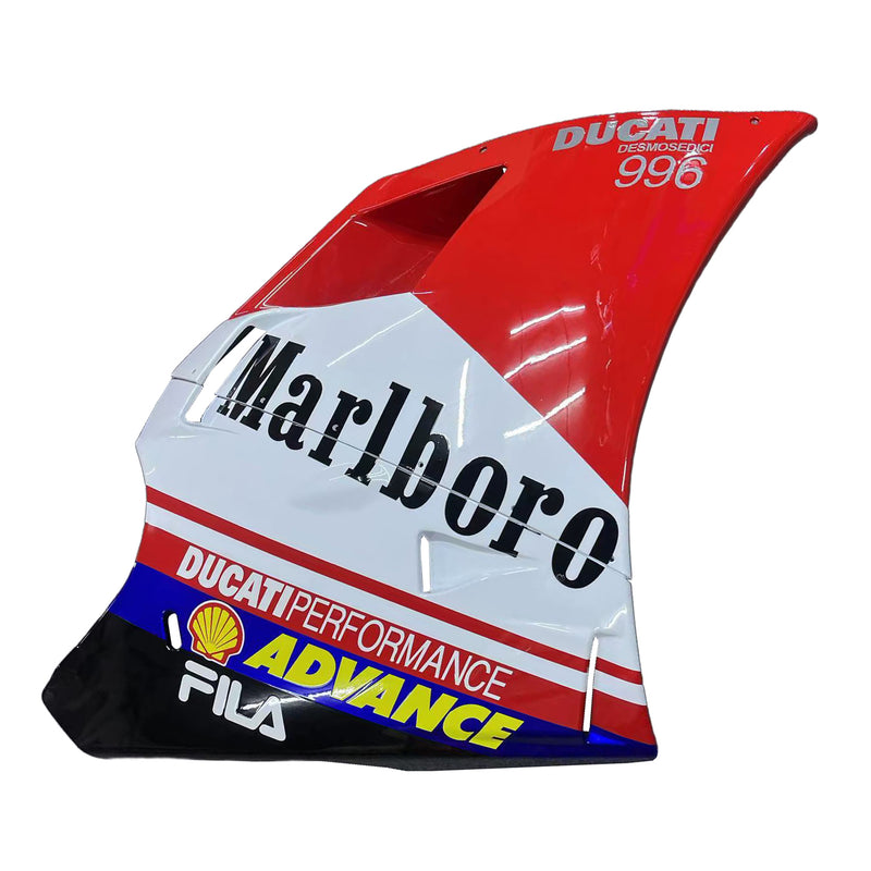 Amotopart Verkleidungsset für Ducati 996 748 1996–2002, Karosserie, ABS