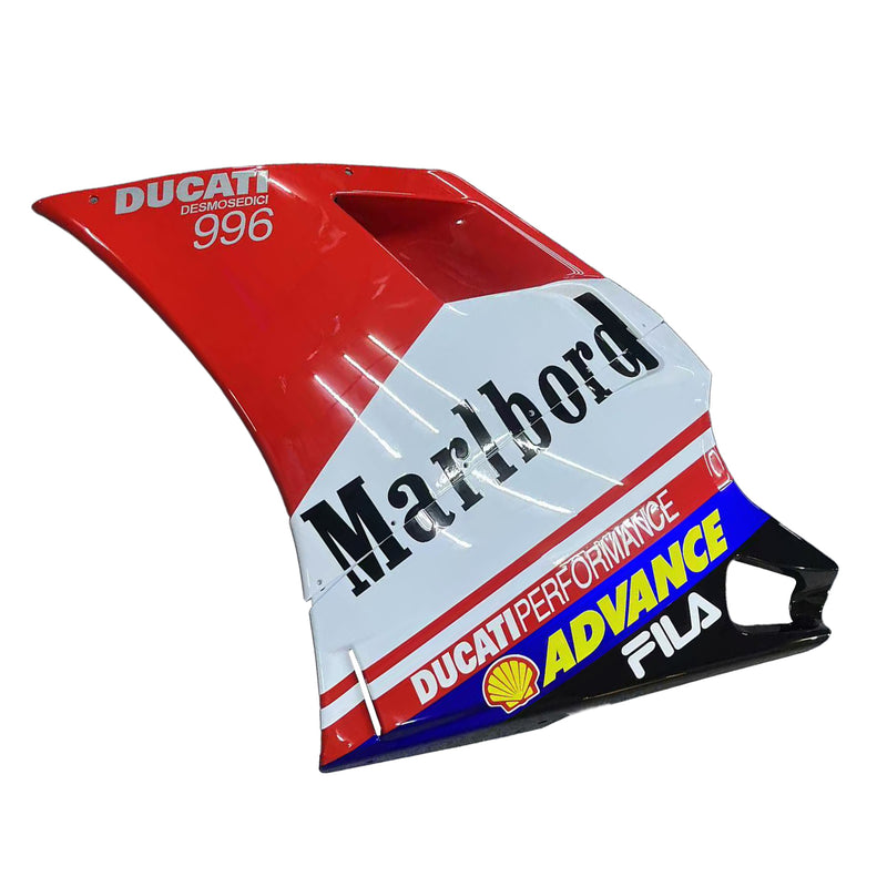 Amotopart Verkleidungsset für Ducati 996 748 1996–2002, Karosserie, ABS