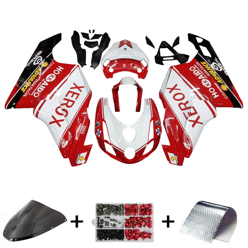 Kåpesett kropp ABS egnet for Ducati 999 749 2003 2004 Generisk