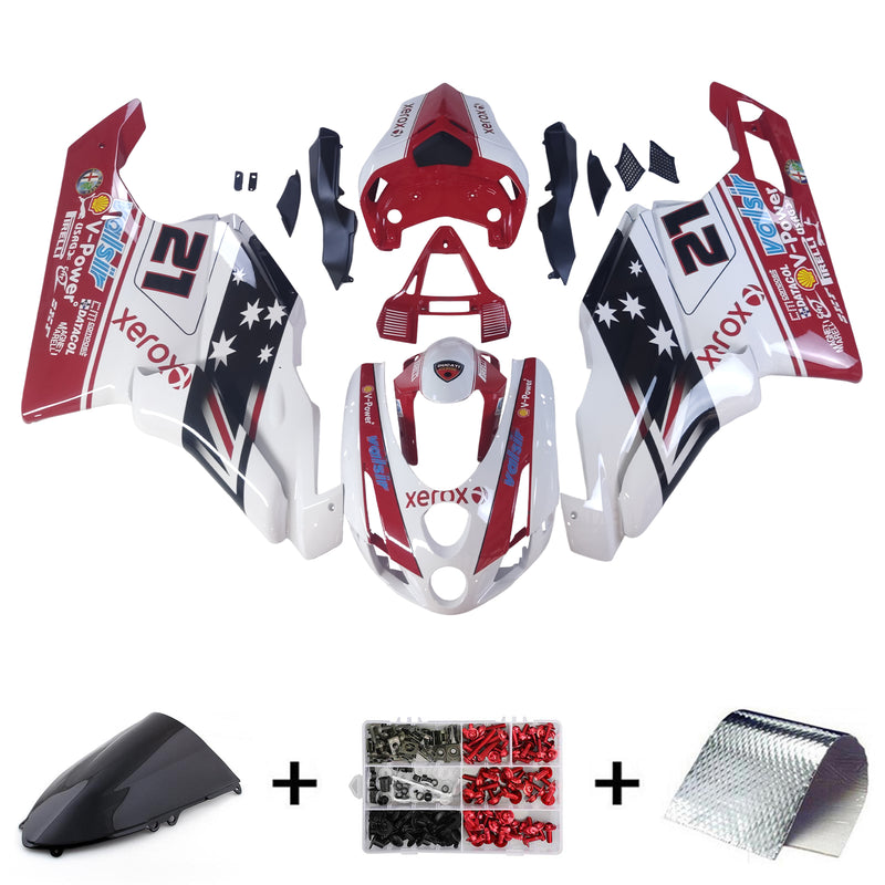 Ducati 999 749 2003 2004 kåpa set kropp ABS