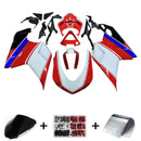 Verkleidungen für 2007-2012 Ducati 1098 1198 848 Rot &amp; Weiß Xerox Generic