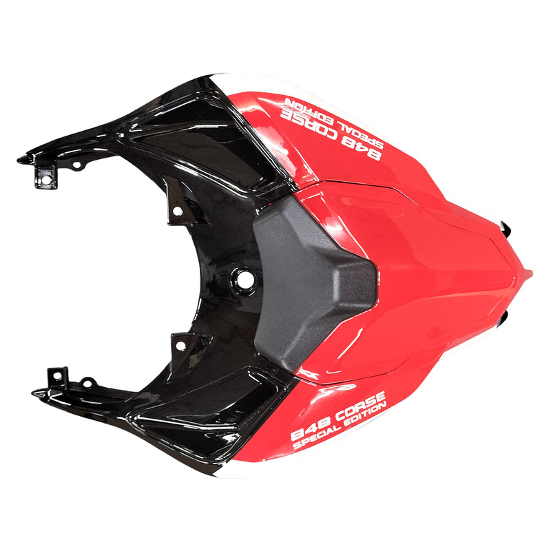 Ducati 1098/1198/848 2007-2012 Röd Svart Kroppspanel ABS-sprutform 16