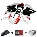 Kit de carenagem para DUCATI 1098 848 1198 2007-2012 2008 2009 Vermelho Branco Genérico