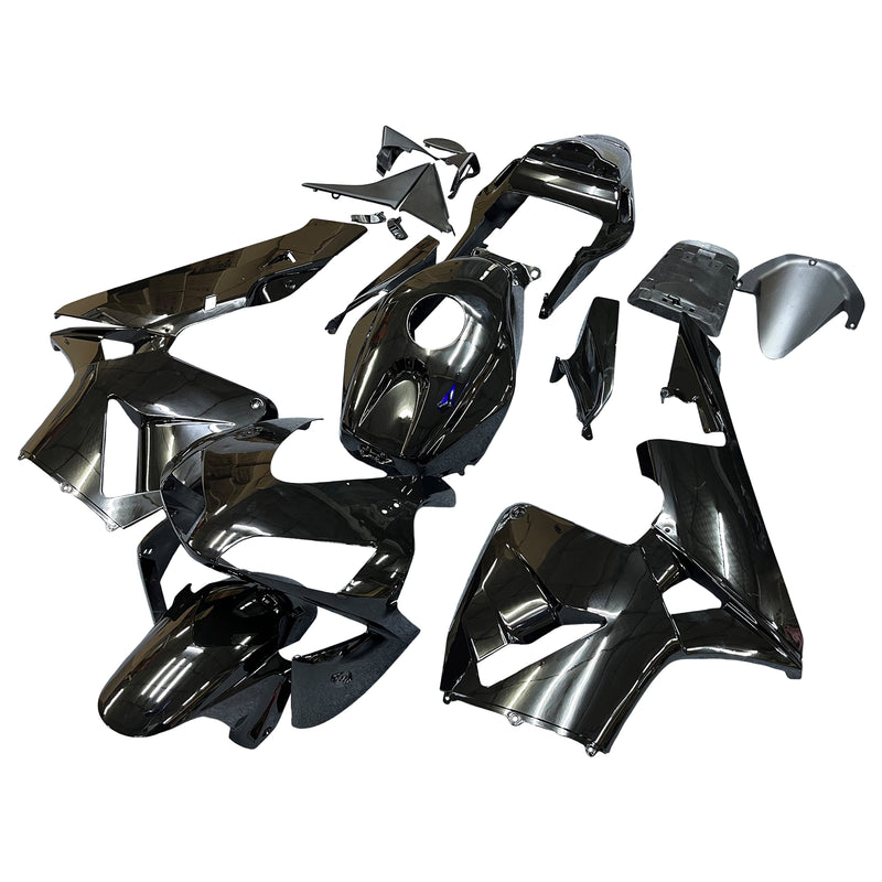 Kåpa set kropp ABS lämplig för Honda CBR600RR 2003 2004 Gloss Black Generic