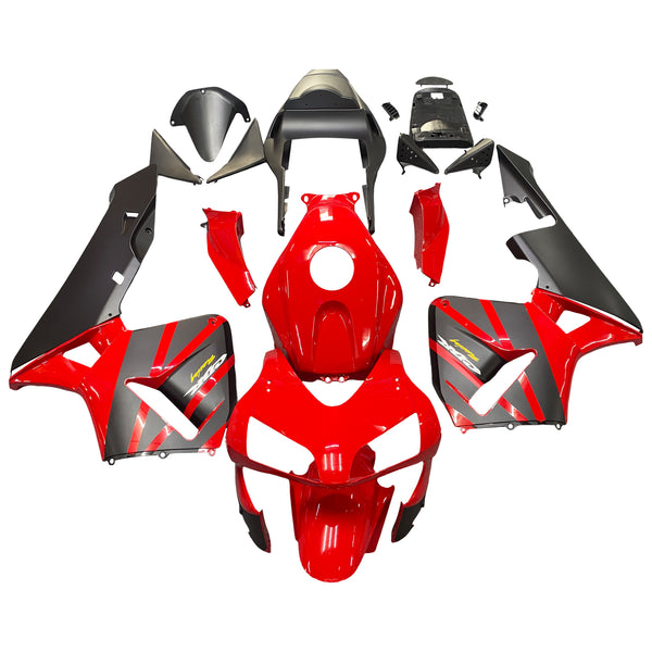 Kåpa set kropp ABS lämplig för Honda CBR600RR 2003 2004 Red Generic