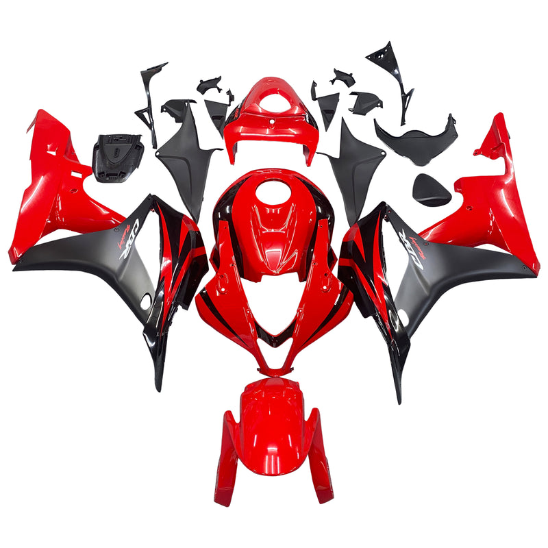 Kåpa set kropp ABS lämplig för Honda CBR600RR 2007 2008 Red Generic